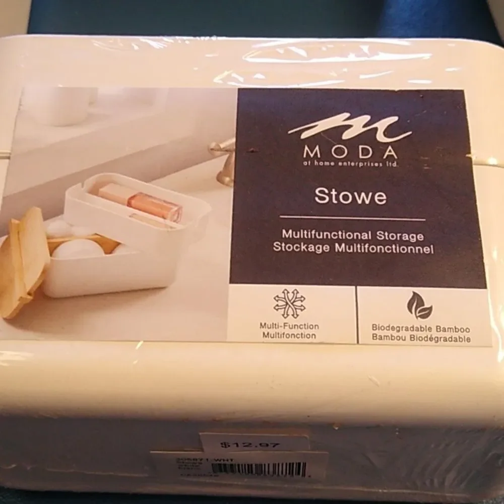 Moda Stowe Multifunctional Storage Bamboo lids and dividers Cottagecore